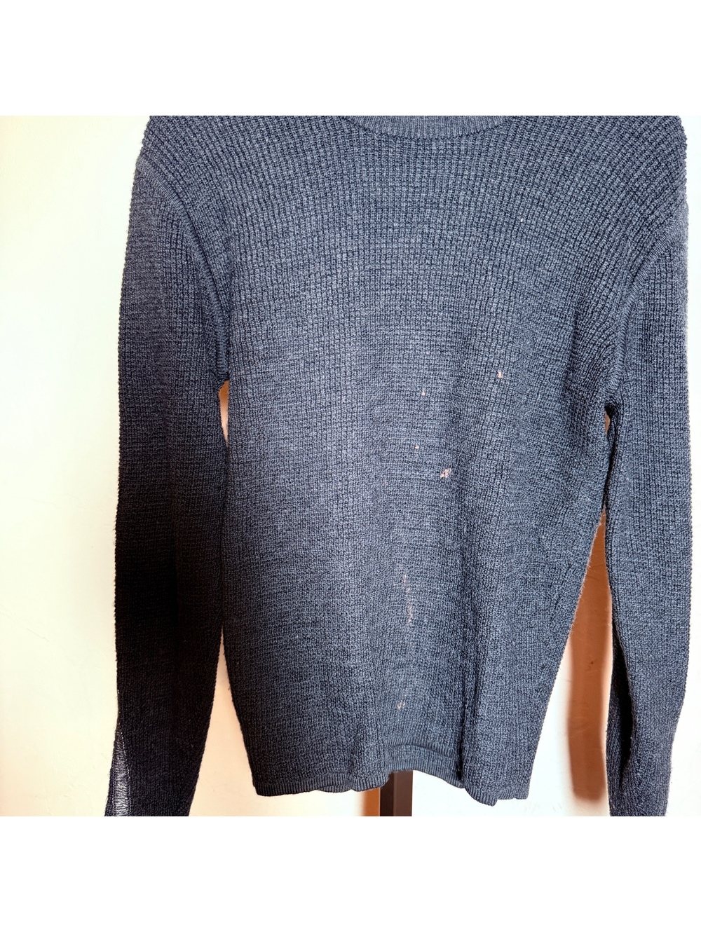 EST.PAC Pacsun 1980 Black Cropped Long Sleeve Shirt Size M